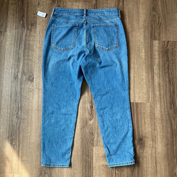 NEW Old Navy High-Waisted OG Straight Ankle Jeans Sz 14 - Picture 11 of 13